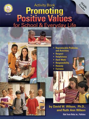 cover image of Promoting Positive Values for School & Everyday Life, Grades 6 - 8